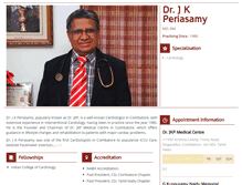 Tablet Screenshot of drjkperiasamy.com